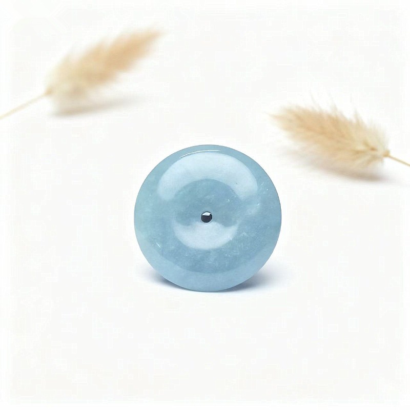 New Real Natural Jade Donut Pi - Necklaces 评论和价格