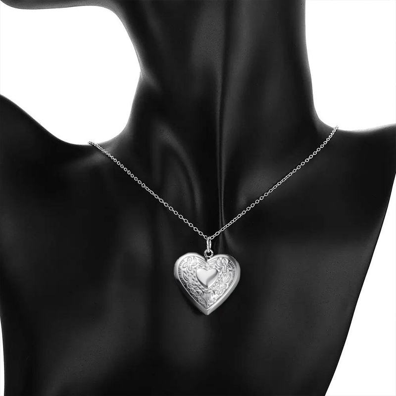 Gothic Heart Necklace Women Vi - Heart Locket Necklace Photo 评论和价格