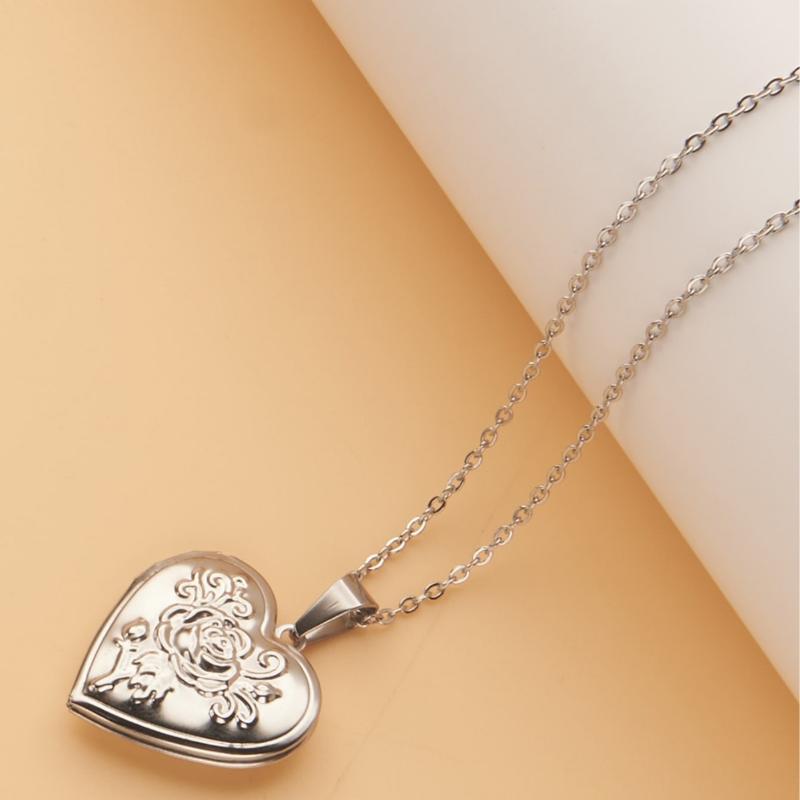 Gothic Heart Necklace Women Vi - Heart Locket Necklace Photo 评论和价格