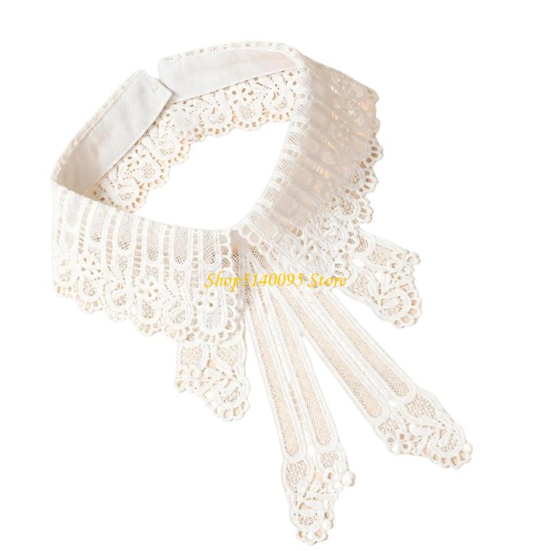 DXAE Faux Collar for Women, Wh - Necklaces 评论和价格