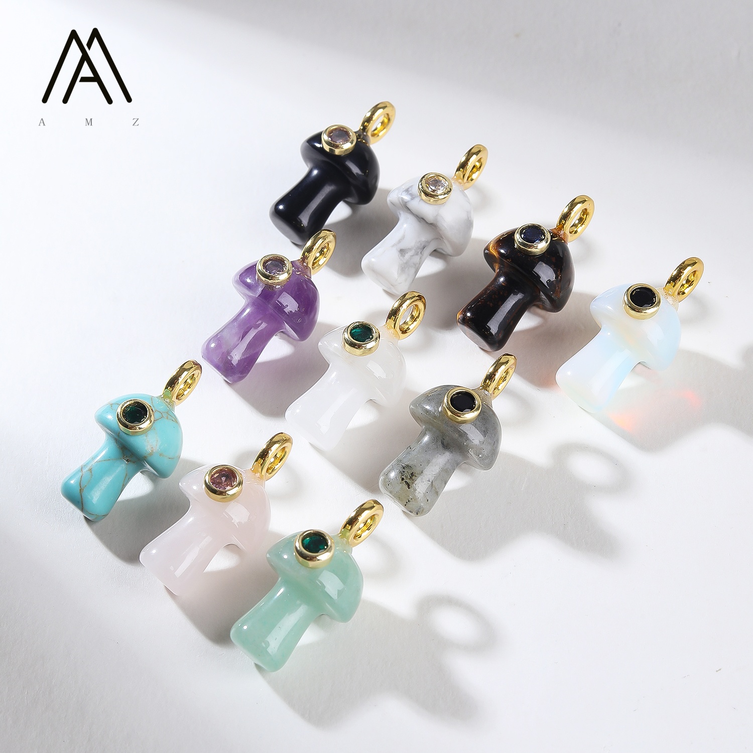 1/3/5/10pcs Natural Stone Quar - Crystal Pendant Necklace Natural Stone 评论和价格